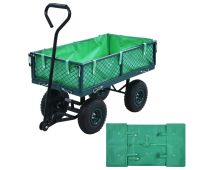 vidaXL Garden Cart Liner Green Fabric