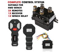 X-BULL Winch Solenoid Relay Wiring Controller 500A 12V and 150ft Wireless Remote