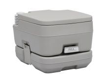 vidaXL Portable Camping Toilet Grey 10+10 L