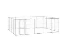 vidaXL Outdoor Dog Kennel Galvanised Steel 24.2 m�