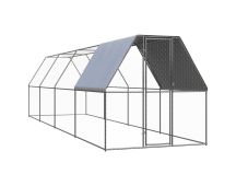 vidaXL Outdoor Chicken Cage 2x2x2 m Galvanised Steel