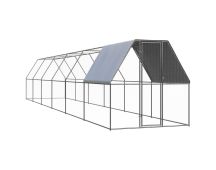 vidaXL Outdoor Chicken Cage 2x2x2 m Galvanised Steel