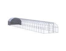 vidaXL Outdoor Chicken Coop 3x20x2 m Galvanised Steel