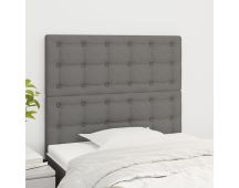 vidaXL Headboards 2 pcs Dark Grey 80 cm Fabric