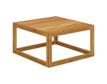 vidaXL Coffee Table 68x68x29 cm Solid Acacia Wood