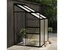 vidaXL Greenhouse Anthracite Aluminium 2.59 m�