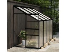 vidaXL Greenhouse Anthracite Aluminium 5.24 m�