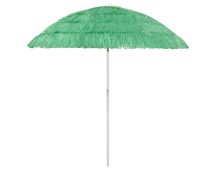 vidaXL Hawaii Beach Umbrella Green 240 cm