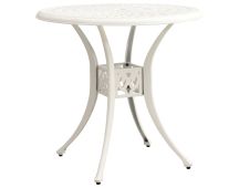 vidaXL Garden Table White 78x78x72 cm Cast Aluminium