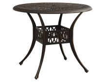 vidaXL Garden Table Bronze 90x90x74 cm Cast Aluminium