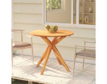 vidaXL Garden Table 85x85x75 cm Solid Wood Acacia