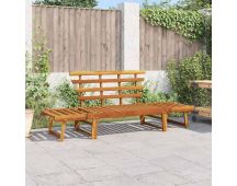 vidaXL Garden Bench 2-in-1 190 cm Solid Acacia Wood