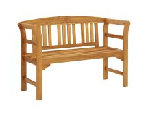 vidaXL Garden Bench 114 cm Solid Acacia Wood