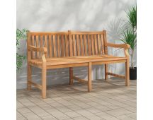 vidaXL Garden Bench 150 cm Solid Teak Wood