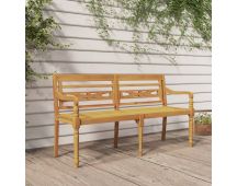 vidaXL Batavia Bench 150 cm Solid Wood Teak