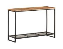 vidaXL Console Table 110x35x75 cm Solid Acacia Wood