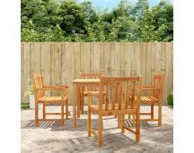 vidaXL Garden Chairs 4 pcs 56x55.5x90 cm Solid Wood Acacia