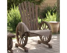 vidaXL Garden Adirondack Chairs 4 pcs Solid Wood Fir