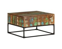 vidaXL Coffee Table 68x68x41 cm Solid Reclaimed Wood