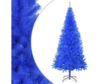 vidaXL Artificial Christmas Tree with Stand Blue 180 cm PVC