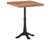 vidaXL Bistro Table 60x60x76 cm Solid Acacia Wood