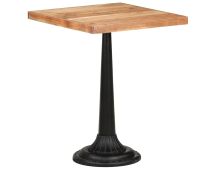 vidaXL Bistro Table 60x60x76 cm Solid Acacia Wood