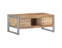 vidaXL Coffee Table 95x50x40 cm Rough Mango Wood