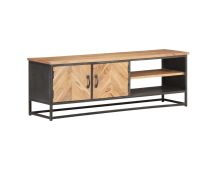 vidaXL TV Cabinet 120x30x40 cm Solid Acacia Wood