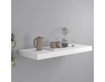 vidaXL Floating Wall Shelf White 60x23.5x3.8 cm MDF