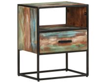 vidaXL Bed Cabinet 40x30x50 cm Solid Reclaimed Wood