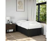 vidaXL Bed Frame without Mattress Black King Single Fabric