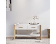 vidaXL Coffee Table White 82x48x45 cm Engineered Wood