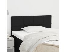 vidaXL Headboard Black 100x5x78/88 cm Fabric