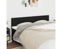 vidaXL Headboards 2 pcs Black 80x5x78/88 cm Fabric