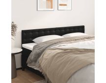 vidaXL Headboards 2 pcs Black 100x5x78/88 cm Faux Leather