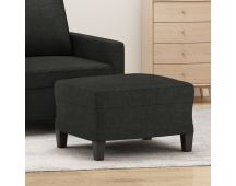 vidaXL Footstool Black 60x50x41 cm Fabric