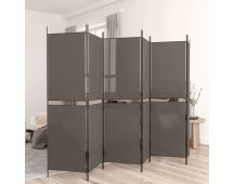 vidaXL 6-Panel Room Divider Anthracite 300x220 cm Fabric