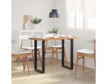 vidaXL Dining Table 110x50x76 cm Solid Wood Acacia