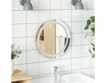 vidaXL LED Bathroom Mirror 40 cm Round