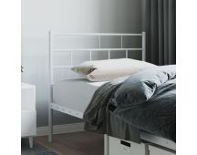 vidaXL Metal Headboard White 107 cm