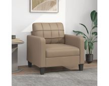 vidaXL Sofa Chair Cappuccino 60 cm Faux Leather