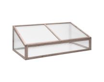 vidaXL Greenhouse Grey 110x58.5x39 cm Fir Wood