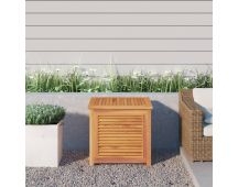 vidaXL Garden Storage Box with Bag 60x50x58 cm Solid Wood Teak