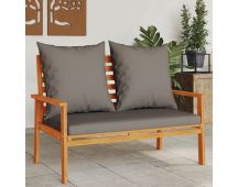 vidaXL Garden Sofa Bench 120 cm with Cushion Solid Wood Acacia