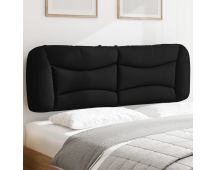 vidaXL Headboard Cushion Black 152 cm Fabric