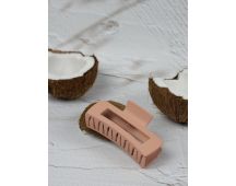 Claw Clip - Medium Elongated Rectangle - Peach