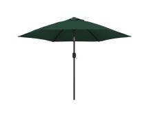 Parasol Green 3m Steel Pole