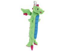 Dragon Skinny Green Sml GODOG PLUSH TOY