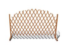 vidaXL Trellis Fence Solid Wood 180x100 cm