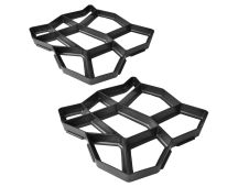 vidaXL Pavement Mold for the Garden 42 x 42 x 4 cm Set 2 pcs